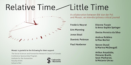 Relative Time/Little Time Speaker Series - Week One 2022 tickets