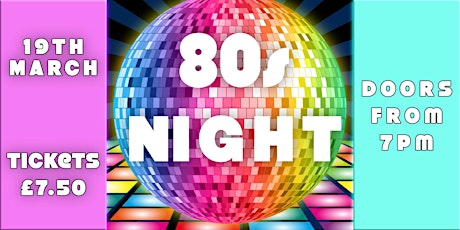 80s Night Disco featuring Chart Attack tickets