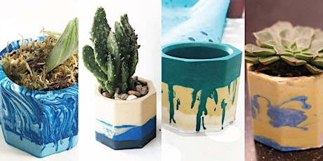 Jesmonite Plant Pot Workshop at a Touch of Craft tickets