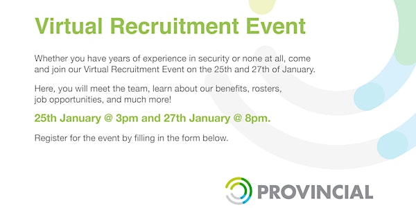 Virtual Recruitment Event