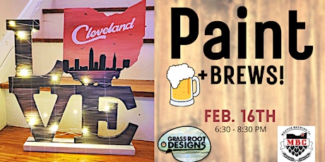 LOVE Ohio Light Up Sign! Paint + Brews tickets