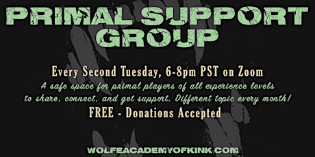 Primal Support Group: TOPIC: Solo Primal