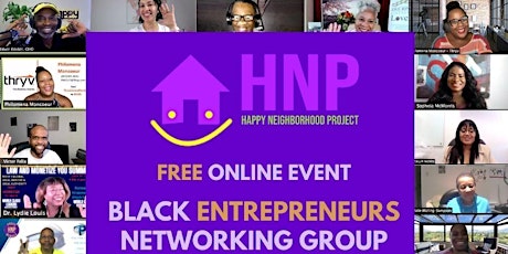 Black Entrepreneurs Free Online Networking Event tickets