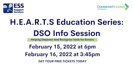 HEARTS Education Workshop: DSO Information Session tickets