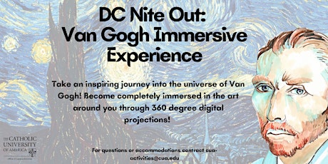 DC Nite Out: Van Gogh Immersive Experience tickets