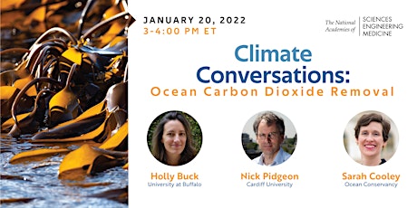 Climate Conversations: Ocean Carbon Dioxide Removal entradas