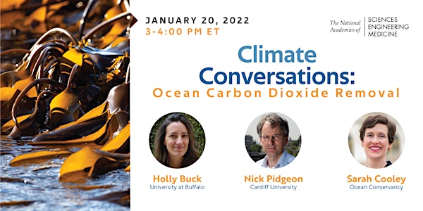 Climate Conversations: Ocean Carbon Dioxide Removal