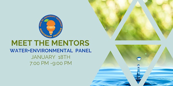 Meet the Mentors: Water + Environmental Engineering Panel