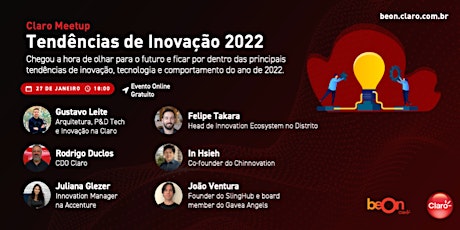 Tendências de Inovação 2022 ingressos