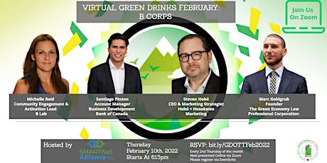 Virtual Green Drinks February 2022 - B Corps tickets
