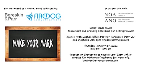 Make Your Mark:  Trademark and Branding Essentials for Entrepreneurs tickets