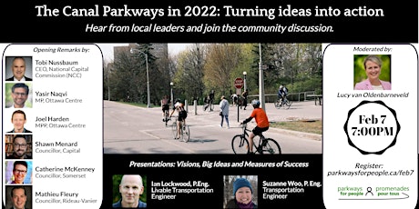 The Canal Parkways in 2022: Turning ideas into action tickets