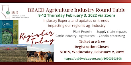 AGRICULTURE INDUSTRY ROUNDTABLE tickets