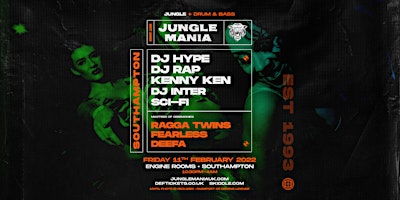 Jungle Mania - Southampton Poster