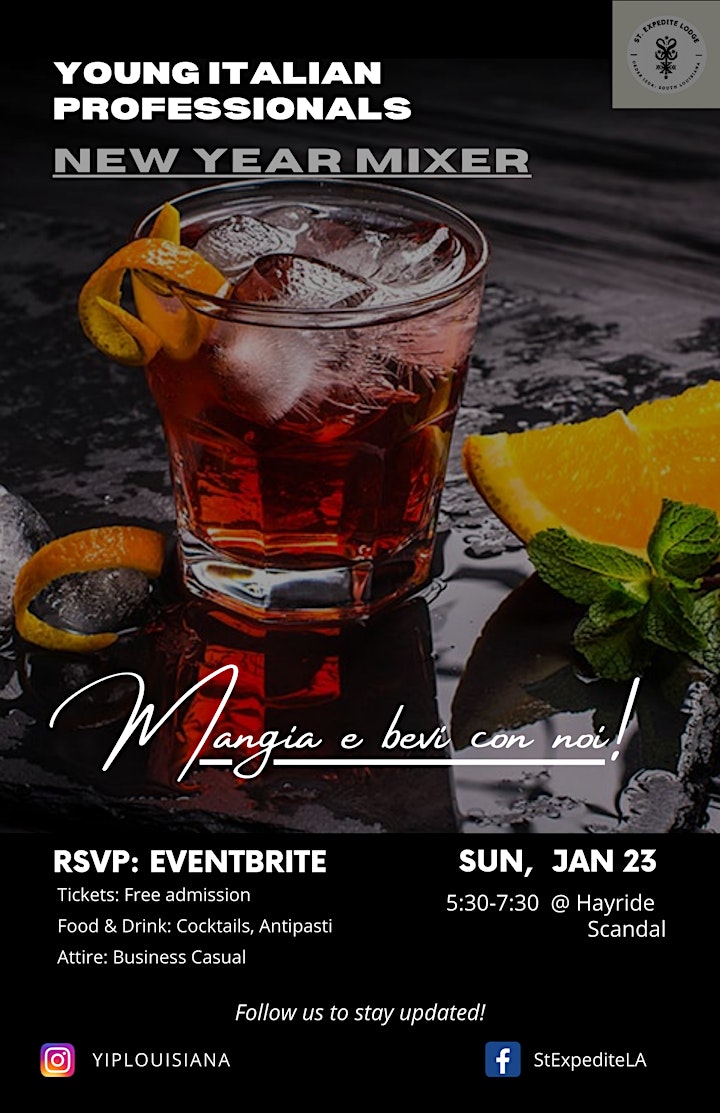 Young Italian Professionals New Year Mixer image