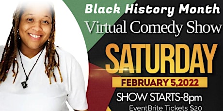 Black History Month Virtual Comedy Show biglietti