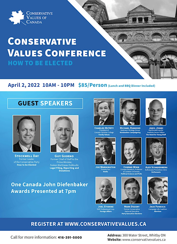 
		Conservative Values Conference: How to Be Elected image
