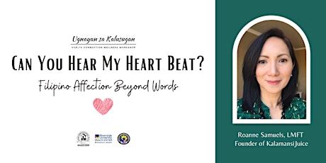 Can You Hear My Heart Beat? Filipino Affection Beyond Words tickets