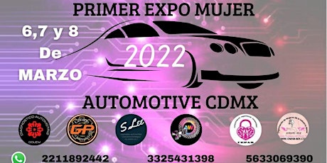 PRIMER EXPO MUJER AUTOMOTIVE  CDMX 2022 boletos