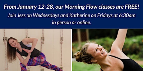 FREE Early Riser Yoga -  Wed & Fridays in January - 6:30am tickets