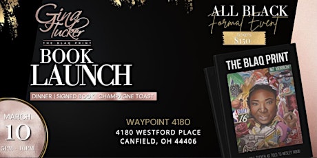 Gina Tucker Presents The Blaq Print | Book Launch tickets