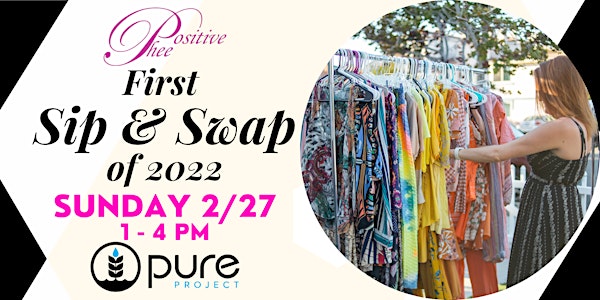 Sustainable Sip and Swap - $35 for a bag of clothes and a drink!