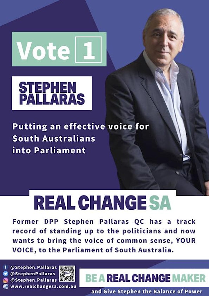 Official Launch Real Change SA/Stephen Pallaras image