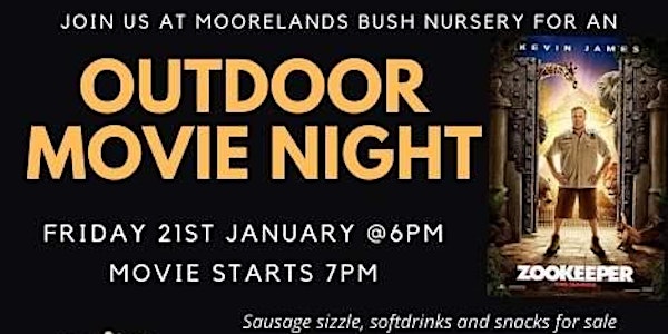 Moorelands Outdoor Movie Night - Zookeeper