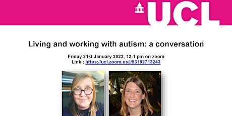 Living and working with autism: a conversation tickets