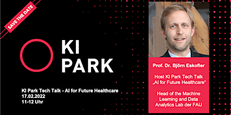 KI Park Tech Talk: AI for Future Healthcare bilhetes