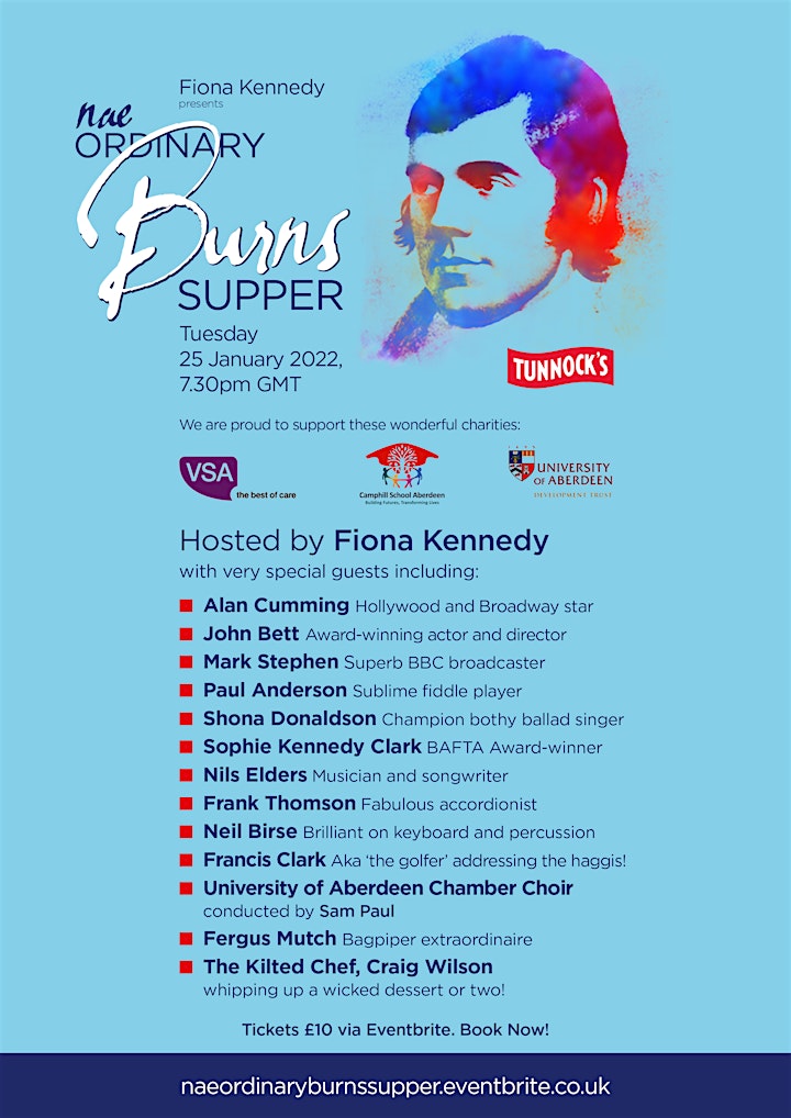 Fiona Kennedy Presents: Nae Ordinary Burns Supper 2022 image