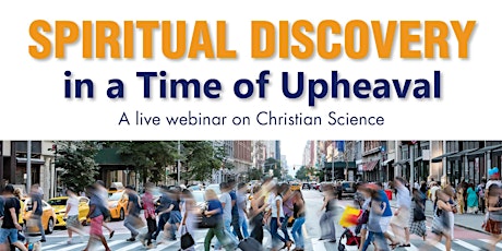 Webinar: Spiritual Discovery in a Time of Upheaval tickets