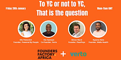 To YC or not to YC, that is the question tickets