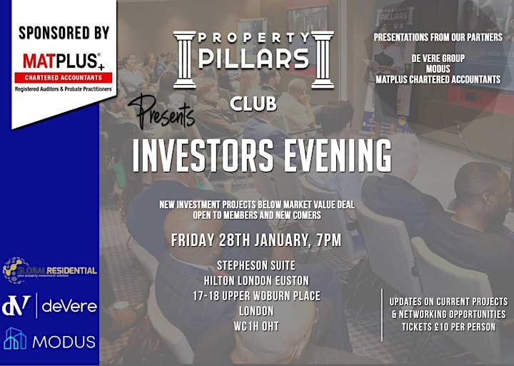Property Pillars Club Investors Evening image