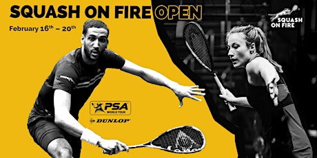 Squash On Fire Open - Saturday, February 19 Tickets tickets