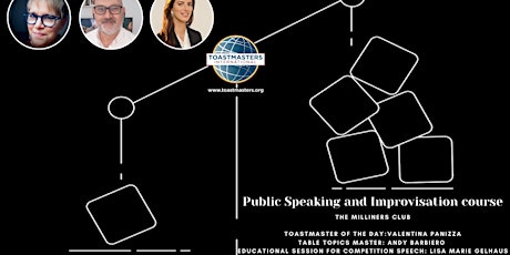 Public Speaking and Improvisation (in English) - Toastmasters The Milliners tickets