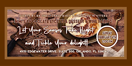 MIMI'S CHOCOLATE ETCETERA'S WINE & DESSERT PAIRING tickets