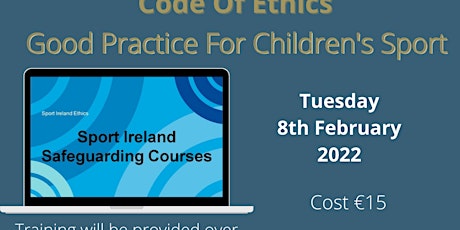Safeguarding 1 - Code of Ethics tickets