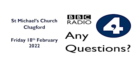 BBC Radio 4 Question Time tickets