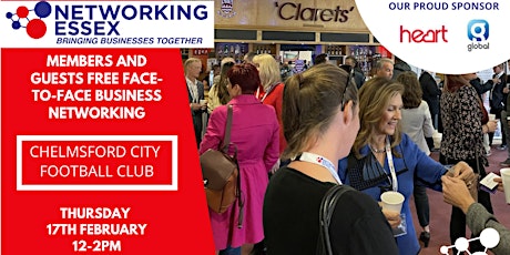 (FREE) Networking Essex Chelmsford Thursday 17th February 12pm-2pm tickets