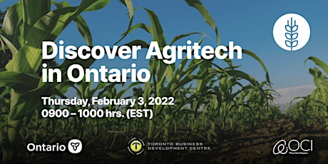 Discover Agritech in Ontario tickets