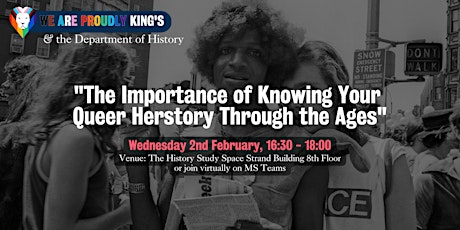 The Importance of Knowing Your  Queer Herstory Through the Ages tickets