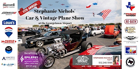 Stephanie Nichols' 11th Annual Car & Vintage Plane Show-Georgetown Airport tickets