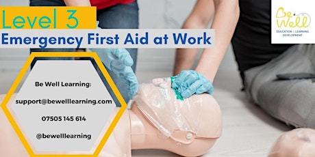 Level 3 Emergency First Aid at Work tickets
