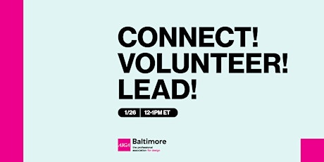 Connect, Volunteer, Lead | Baltimore’s Creative Community Needs You tickets