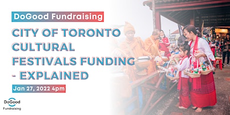 City of Toronto Cultural Festivals Funding - EXPLAINED tickets