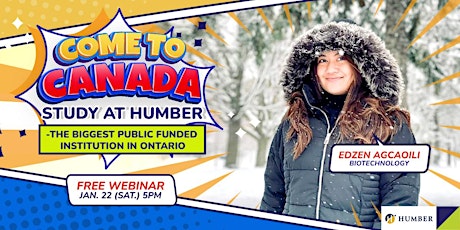 Study in Humber College Canada – No IELTS Required tickets