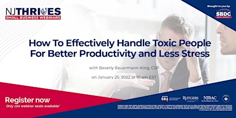 How To Effectively Handle Toxic People For BetterProductivity & Less Stress tickets