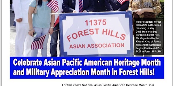 Celebrate Asian Pacific American Heritage Month and Military Appreciation M...