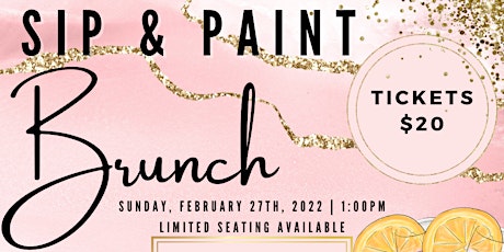 Sip and Paint Brunch tickets